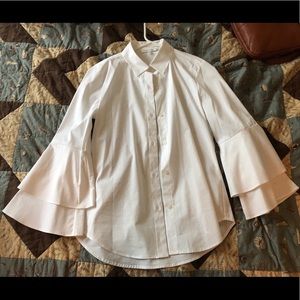 White Calvin Klein button down